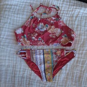 O’Neil Floral Swim Set - Red